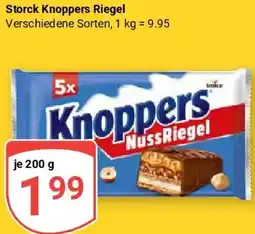 Globus Storck Knoppers Riegel Angebot