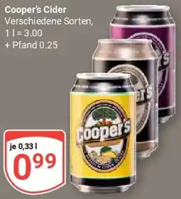 Globus Cooper's Cider Angebot