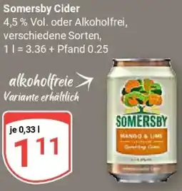 Globus Somersby Cider Angebot
