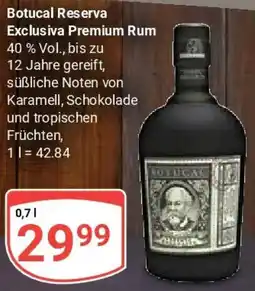Globus Botucal Reserva Exclusiva Premium Rum Angebot