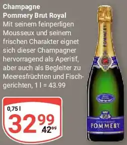 Globus Champagne Pommery Brut Royal Angebot
