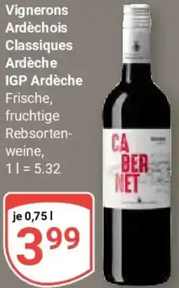 Globus Vignerons Ardèchois Classiques Ardèche IGP Ardèche Angebot