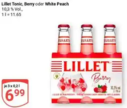 Globus Lillet Tonic, Berry oder White Peach Angebot