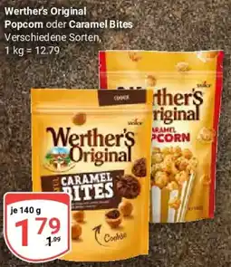 Globus Werther's Original Popcorn oder Caramel Bites Angebot