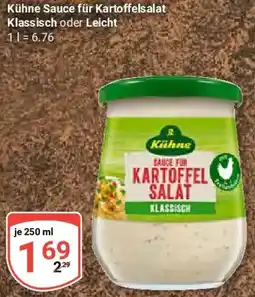 Globus Kühne Sauce für Kartoffelsalat Klassisch oder Leicht Angebot