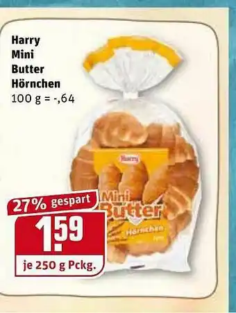 REWE Kaufpark Harry Mini Butter Hörnchen Angebot