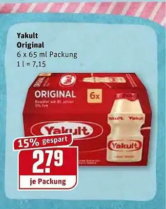 REWE Kaufpark Yakult Original Angebot