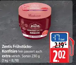 Marktkauf Zentis frühstücks-konfitüre himbeere Angebot