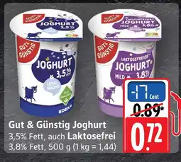 Marktkauf Gut & günstig joghurt 3,5% fett Angebot