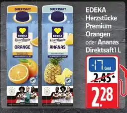 Marktkauf Edeka herzstücke premium orangen direktsaft Angebot