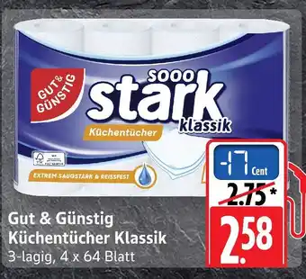Marktkauf Gut & günstig küchentücher klassik Angebot