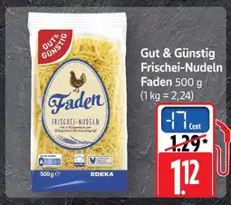 Marktkauf Gut & günstig frischei-nudeln faden Angebot