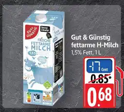 Marktkauf Gut & günstig fettarme h-milch Angebot