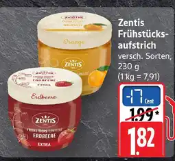 Edeka Zentis frühstücksaufstrich orange Angebot