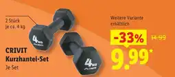 Lidl Crivit kurzhantel-set Angebot