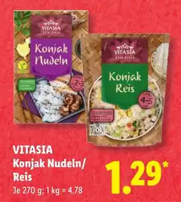 Lidl Vitasia konjak nudeln Angebot