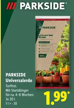 Lidl Parkside universal erde Angebot