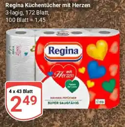 Globus Regina Küchentücher mit Herzen Angebot