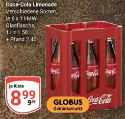 Globus Coca-Cola Limonade Angebot