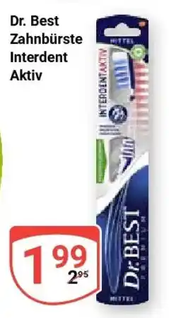 Globus Dr. Best Zahnbürste Interdent Aktiv Angebot