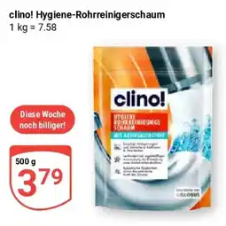Globus clino! Hygiene-Rohrreinigerschaum Angebot