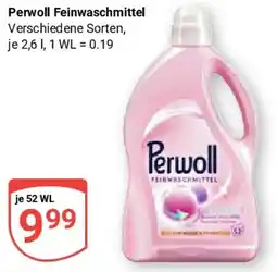 Globus Perwoll Feinwaschmittel Angebot