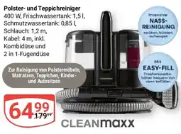 Globus CLEANMaxx Polster- und Teppichreiniger Angebot