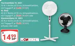 Globus CLATRONIC Tischventilator VL 3601 Angebot