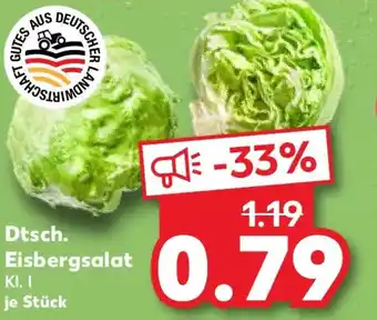 Kaufland Dtsch. Eisbergsalat Angebot