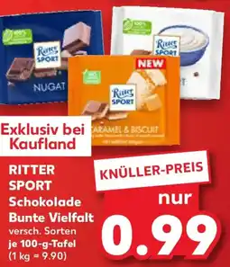 Kaufland RITTER SPORT Schokolade Bunte Vielfalt Angebot