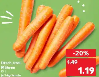 Kaufland Dtsch./ital. Möhren Angebot