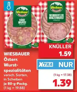 Kaufland WIESBAUER Österr. Wurstspezialitäten Angebot