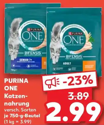 Kaufland PURINA ONE Katzennahrung Angebot