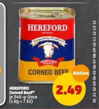 PENNY Hereford Corned Beef 340g Angebot