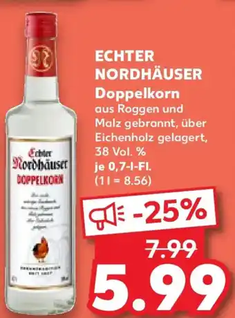 Kaufland ECHTER NORDHÄUSER Doppelkorn Angebot