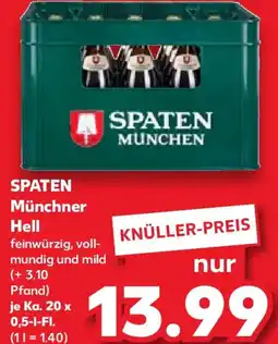 Kaufland SPATEN Münchner Hell Angebot