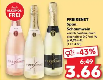 Kaufland FREIXENET Span. Schaumwein Angebot