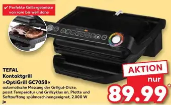 Kaufland TEFAL Kontaktgrill OptiGrill GC7058 Angebot