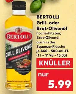 Kaufland BERTOLLI Grill- oder Brat-Olivenöl Angebot