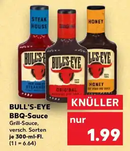 Kaufland BULL'S-EYE BBQ-Sauce Grill-Sauce Angebot