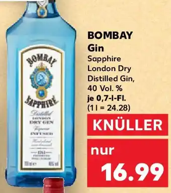Kaufland BOMBAY Gin Angebot