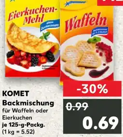 Kaufland KOMET Backmischung Angebot