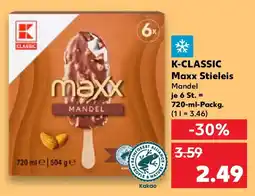Kaufland K-CLASSIC Maxx Stieleis Mandel Angebot