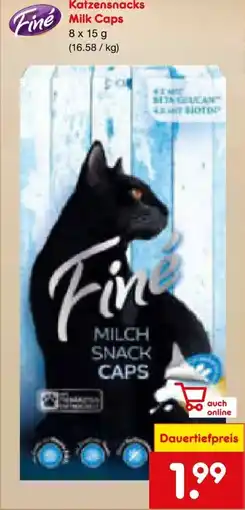 Netto Marken-Discount Finé Milch Snack Caps Angebot