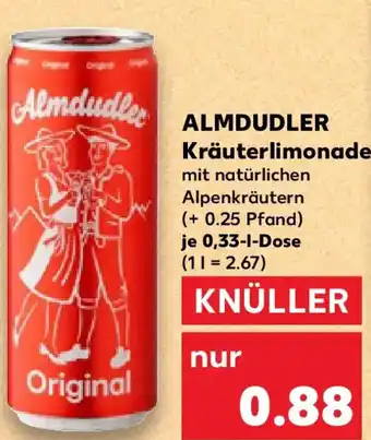 Kaufland ALMDUDLER Kräuterlimonade Angebot