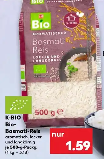 Kaufland K-BIO Bio- Basmati-Reis Angebot