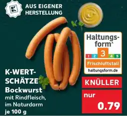 Kaufland K-WERTSCHÄTZE Bockwurst Angebot
