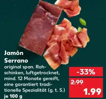 Kaufland Jamón Serrano Angebot