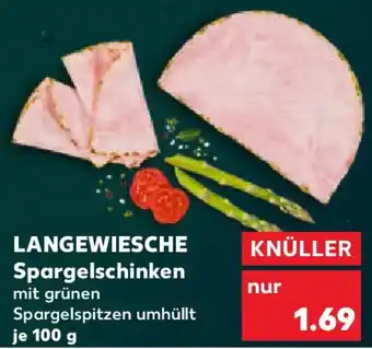 Kaufland LANGEWIESCHE Spargelschinken Angebot