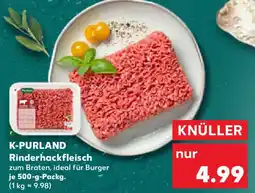Kaufland K-PURLAND Rinderhackfleisch Angebot
